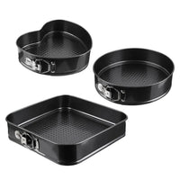 3-Piece Springform Cake Pan Set SAND's CART 3-Piece Springform Cake Pan Set