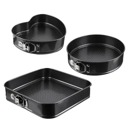 3-Piece Springform Cake Pan Set SAND's CART 3-Piece Springform Cake Pan Set